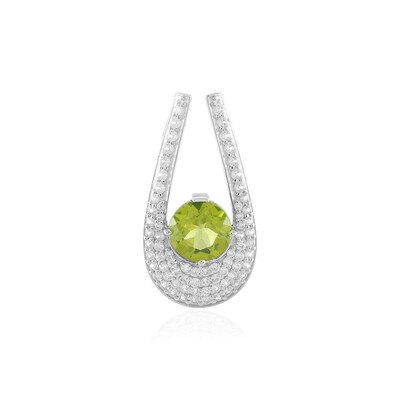 Arizona Peridot Silver Pendant