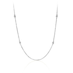 14K SI2 (H) Diamond Gold Necklace (CIRARI)