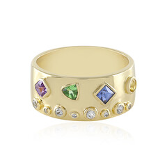 9K Tanzanian Tsavorite Gold Ring (Adela Gold)