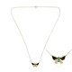 9K AAA Zambian Emerald Gold Necklace (de Melo)