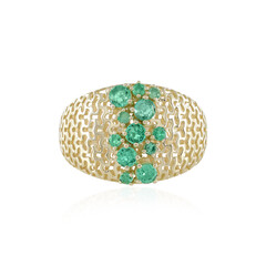 9K Colombian Emerald Gold Ring (Ornaments by de Melo)