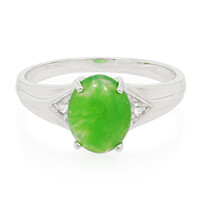 Imperial Chrysoprase Silver Ring
