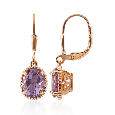 Bolivian Amethyst Silver Earrings