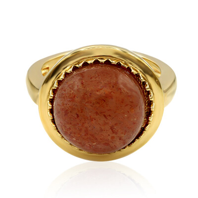 Sunstone Silver Ring
