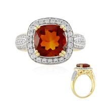 Madeira Citrine Silver Ring