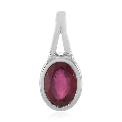 Madagascar Ruby Silver Pendant