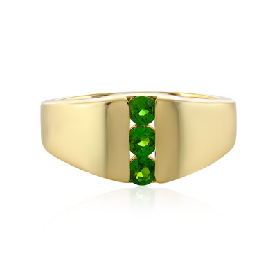 Russian Diopside Silver Ring