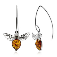 Baltic Amber Silver Earrings