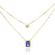 14K AAA Tanzanite Gold Necklace (CIRARI)