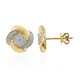 9K SI1 (G) Diamond Gold Earrings (Annette)