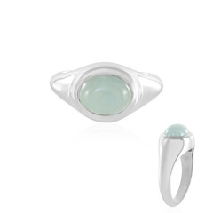 Aquamarine Silver Ring