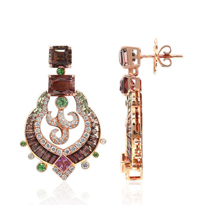 18K Tourmaline Gold Earrings (Estée Collection)