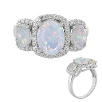 Welo Opal Silver Ring