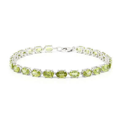 Peridot Silver Bracelet