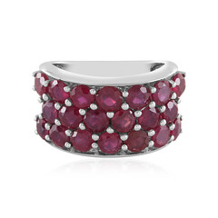 Madagascar Ruby Silver Ring (de Melo)