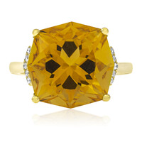 14K Citrine Gold Ring