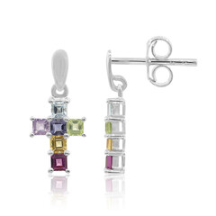 Sky Blue Topaz Silver Earrings