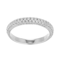 Zircon Silver Ring (Adela Silber)