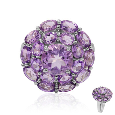 Amethyst Silver Ring