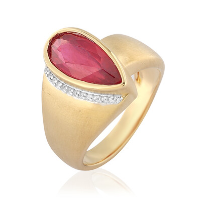 Madagascar Ruby Silver Ring (de Melo)