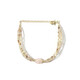 Peach Freshwater Pearl Silver Bracelet (Riya)