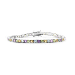 Amethyst Silver Bracelet