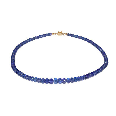 18K AAA Tanzanite Gold Necklace (AMAYANI)