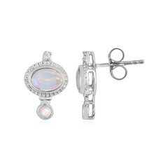 Welo Opal Silver Earrings