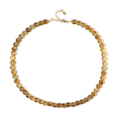 Citrine Silver Necklace