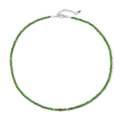 Mystic Hematite Silver Necklace