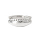 White Topaz Silver Ring