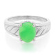 Imperial Chrysoprase Silver Ring