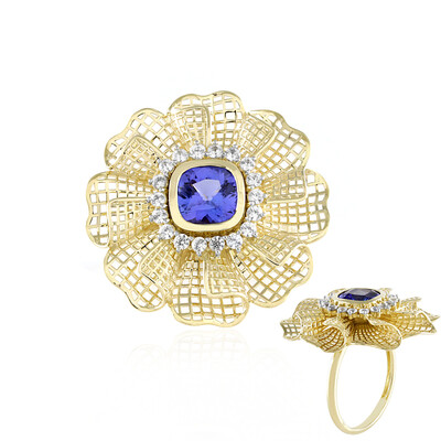 9K AAA Tanzanite Gold Ring (Ornaments by de Melo)