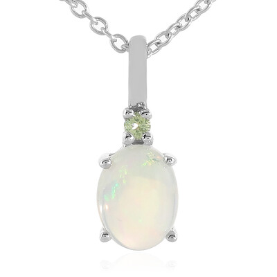 Welo Opal Silver Necklace