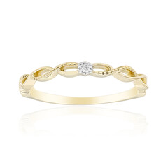 9K SI1 (G) Diamond Gold Ring