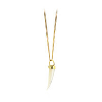 Mother of Pearl Silver Necklace (Joias do Paraíso)