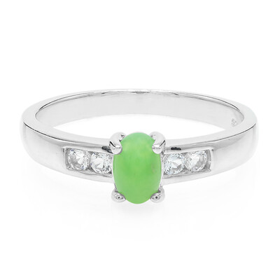 Imperial Chrysoprase Silver Ring