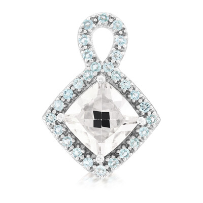 Goshenite Silver Pendant
