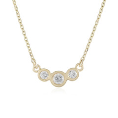 9K IF (G) Diamond Gold Necklace (de Melo)