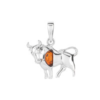Baltic Amber Silver Pendant