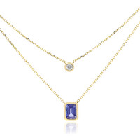 14K AAA Tanzanite Gold Necklace (CIRARI)