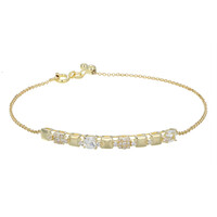White Topaz Silver Bracelet (Adela Silber)