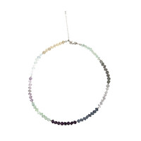 Fluorite Silver Necklace