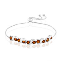 Madeira Citrine Silver Bracelet