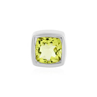 Lemon Quartz Silver Pendant
