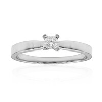SI2 (G) Diamond Platinum Ring
