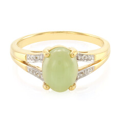 Imperial Chrysoprase Silver Ring