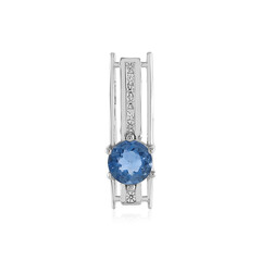 Colour Change Fluorite Silver Pendant