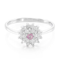 Ceylon Pink Sapphire Silver Ring