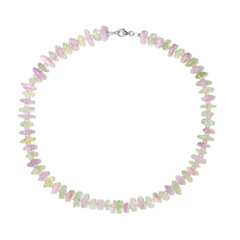 Kunzite Silver Necklace
